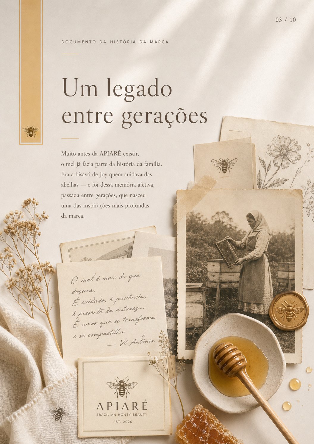 Um legado entre gerações
