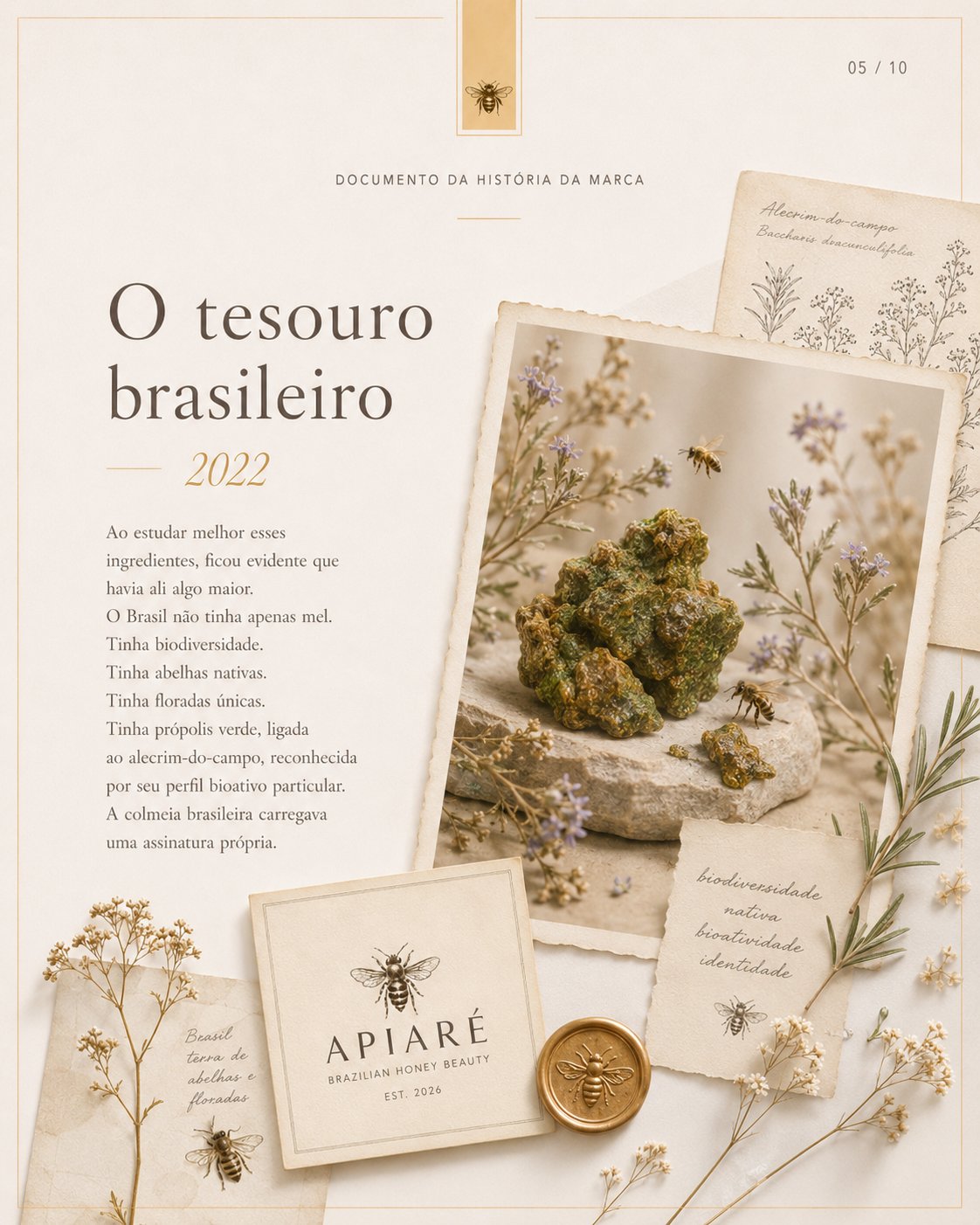 O tesouro brasileiro — própolis verde e alecrim-do-campo